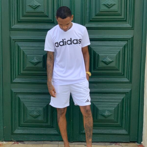 Camiseta Dry-Fit Adidas Logo Linear